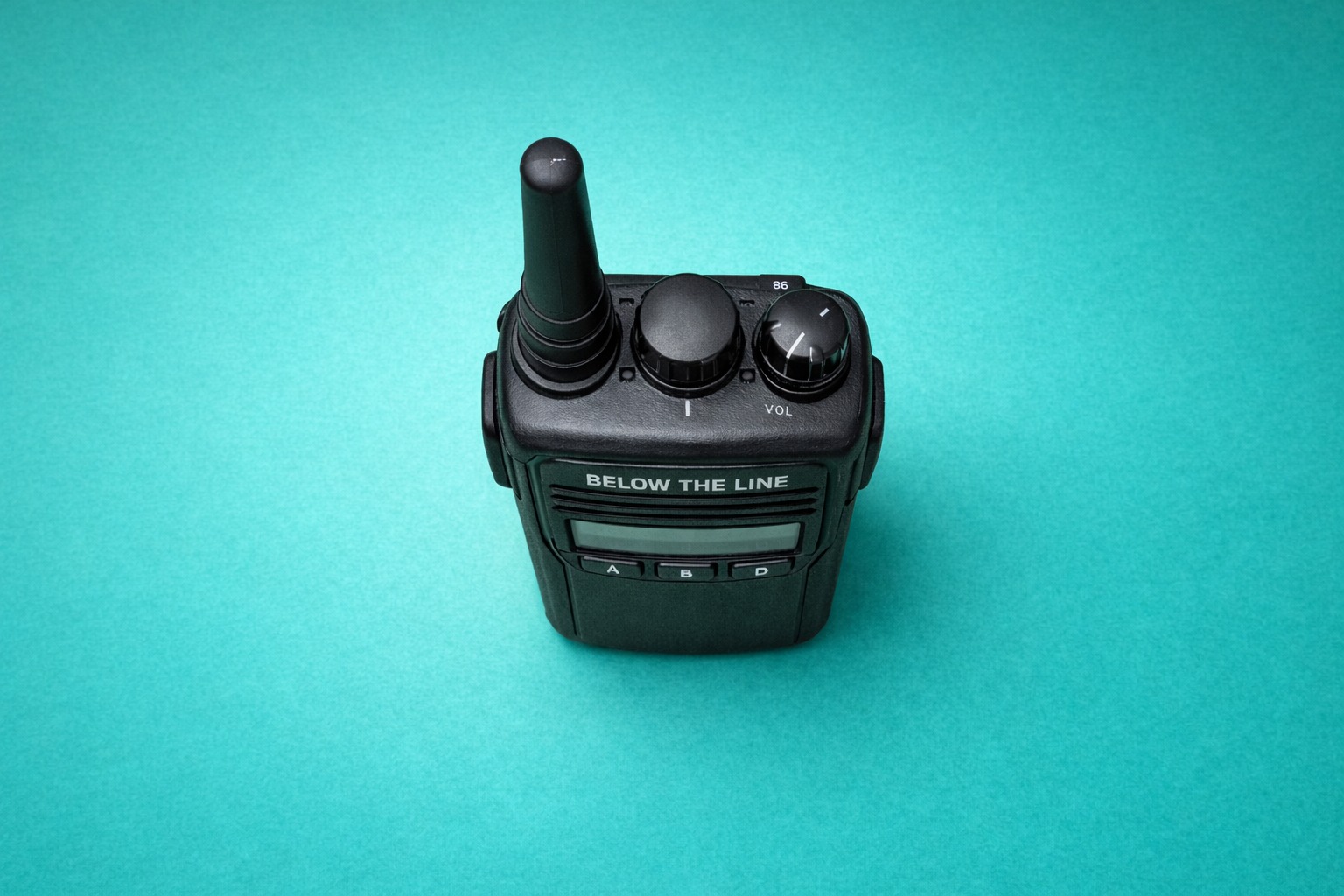 Below The Line walkie-talkie